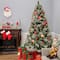 7.5ft. Pre-Lit Frosted Bryson Pine Artificial Christmas Tree, Warm White LED Lights